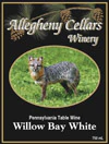 Bottle of Willow Bay White White Wine