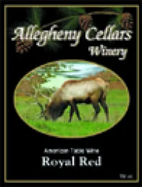 Bottle of Royal Red Red Wine